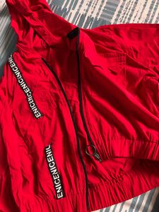 Red Tracksuit Set