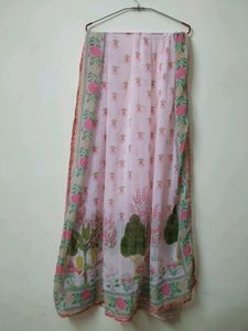 Pink Floral Anarkali Suit Set💞