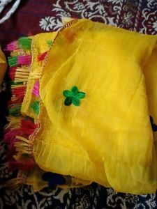 Complete Yellow Salwar Suit Set With Bangles