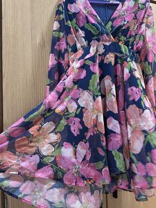 Reserved Brand Floral Print Mini Dress from Turkey