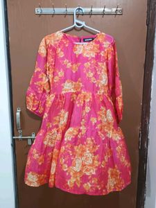 Floral Print Mini Dress