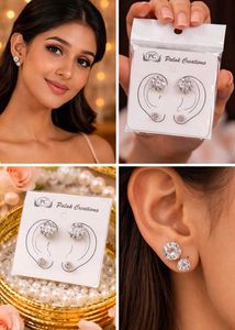 Sparkling Stud Earrings