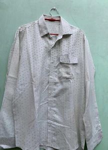 Vintage Patterned White Shirt