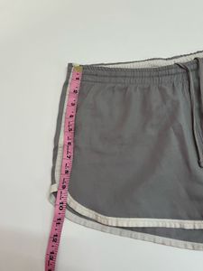 Crane Gray &amp; White Running Shorts