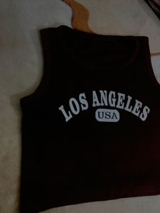 Hurry up! 🥳Maroon LA Crop Top