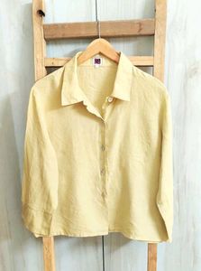 Linen Beige Colour Shirt Size-42-44
