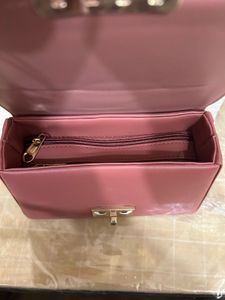 Cute Pink Top Handle Bag (Structured Ba