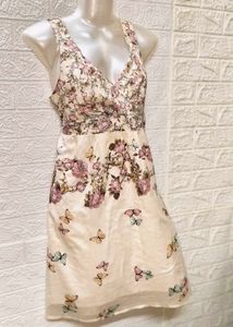Tops &amp; Dresses For Rs.99 Only/ Floral  White Dress