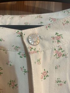 Floral Print Wide Leg Jeans