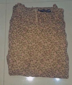 Floral Print Ruffle Dress