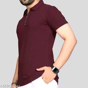 Burgundy Polo T-Shirt