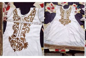 Chiffon Anarkali Kurta Size: 38inc