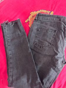 Blue &amp;. Charcoal Colour Denim Jeans