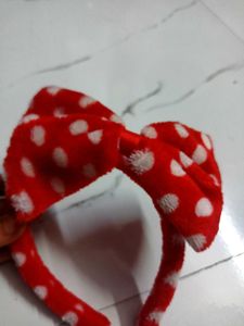 Soft Cotton Feather Febric Bow in❣️🤍