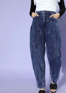 Mid Rise Slouchy Fit Stretchable Jeans