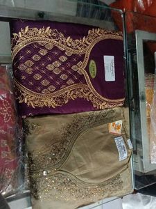 Embroidered Dress Material 2pc Combo