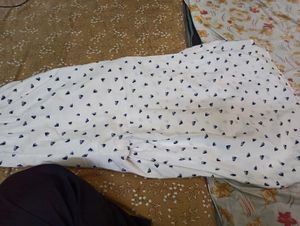 Patterned Button-Down Plazo