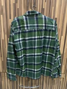 Green Plaid Flannel Shirt