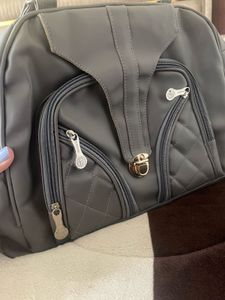 Grey handbag
