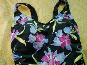 Floral Print One-Piece Swimsuit