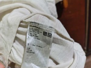 Combo Of H&amp;M Crop Tee &amp; UNIQLO Te
