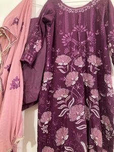 Embroidered Kurta Set
