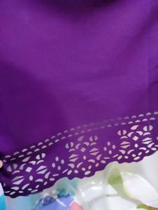 Purple Cutout Top