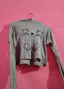 Crop T Shirt ( Full Sleeves )