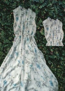 Chiffon Floral Dress For Summer Wear