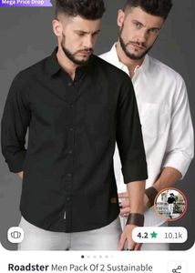 Men's Black and White Shirt Pack