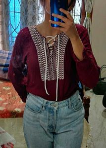 Burgundy Top/Tunic