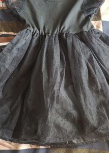 2 Year Baby Girl Black Frock