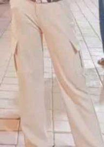 Beige Cargo Pants