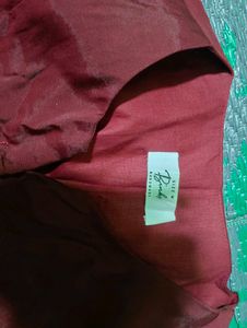 Elegant Maroon Blouse (M Size)
