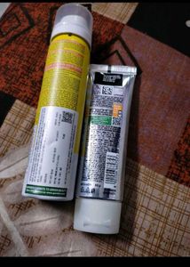 Garnier Face Cleanser Or Sunscreen Spf 50 New