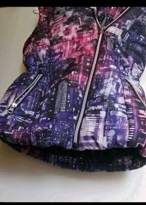 Cityscape Puffer Vest jacket & jeans combo