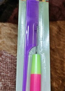 Comb  Set And Crochet Needle for Women Hair Style