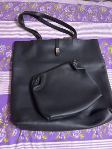 Black Tote Bag Used Hardly
