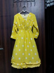 Yellow Polka Dot Dress