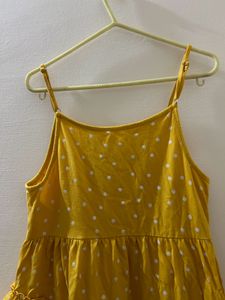 Yellow Polka Dot Sundress