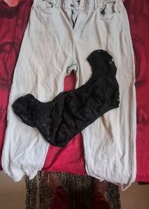 Crepe Crop Top And Zudio Jeans