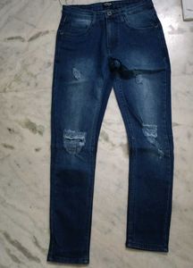 Ripped Blue Jeans for Mens-New with tag