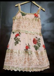 Peach Sharara Suit Without Dupatta For 36 Bust