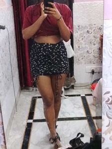 Floral Print Mini Skirt