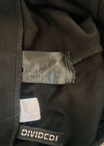 Black Skirt with Zipper Detail
