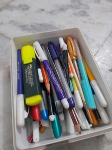 Oil Pastels And Sketch Pens ,game