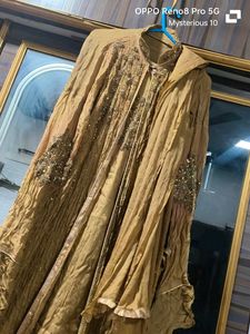 Embroidered Ethnic Suit With Dupatta