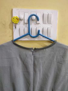 Sleeveless Grey Top