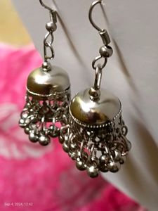 Oxidised Studs And Earrings Combo