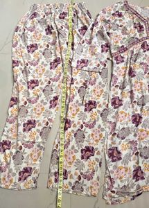Floral Print Kurta Set